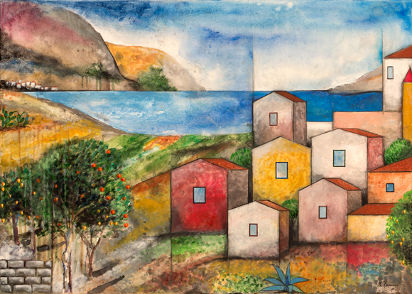 Paesaggio con agrumi